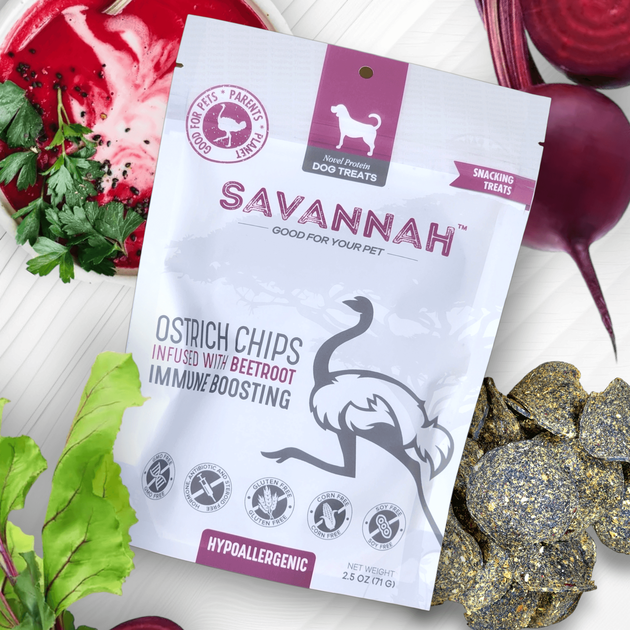 Moderate Chewer Trial Pack — 6 Ostrich Treats for Everyday Chewers