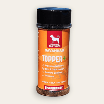 Topper Plus: Ostrich & Butternut (3oz) – The Flavor-Packed Superfood Boost for Your Dog's Kibble