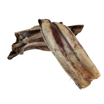 Ostrich Rib Chew (8" x 3.5"): The Long-Lasting, Flavorful Chew for Small and Medium Dogs - 2 Pieces